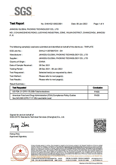 Certifications